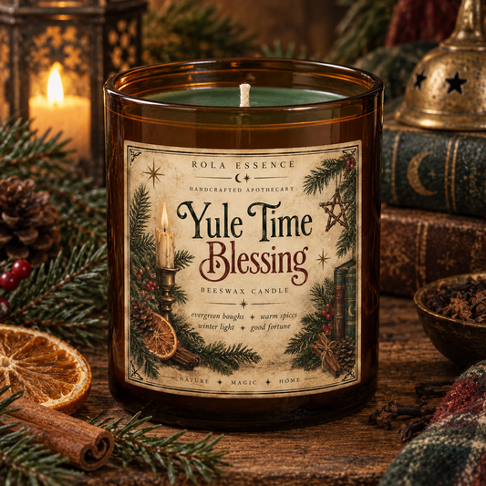 Yule Blessing Candle
