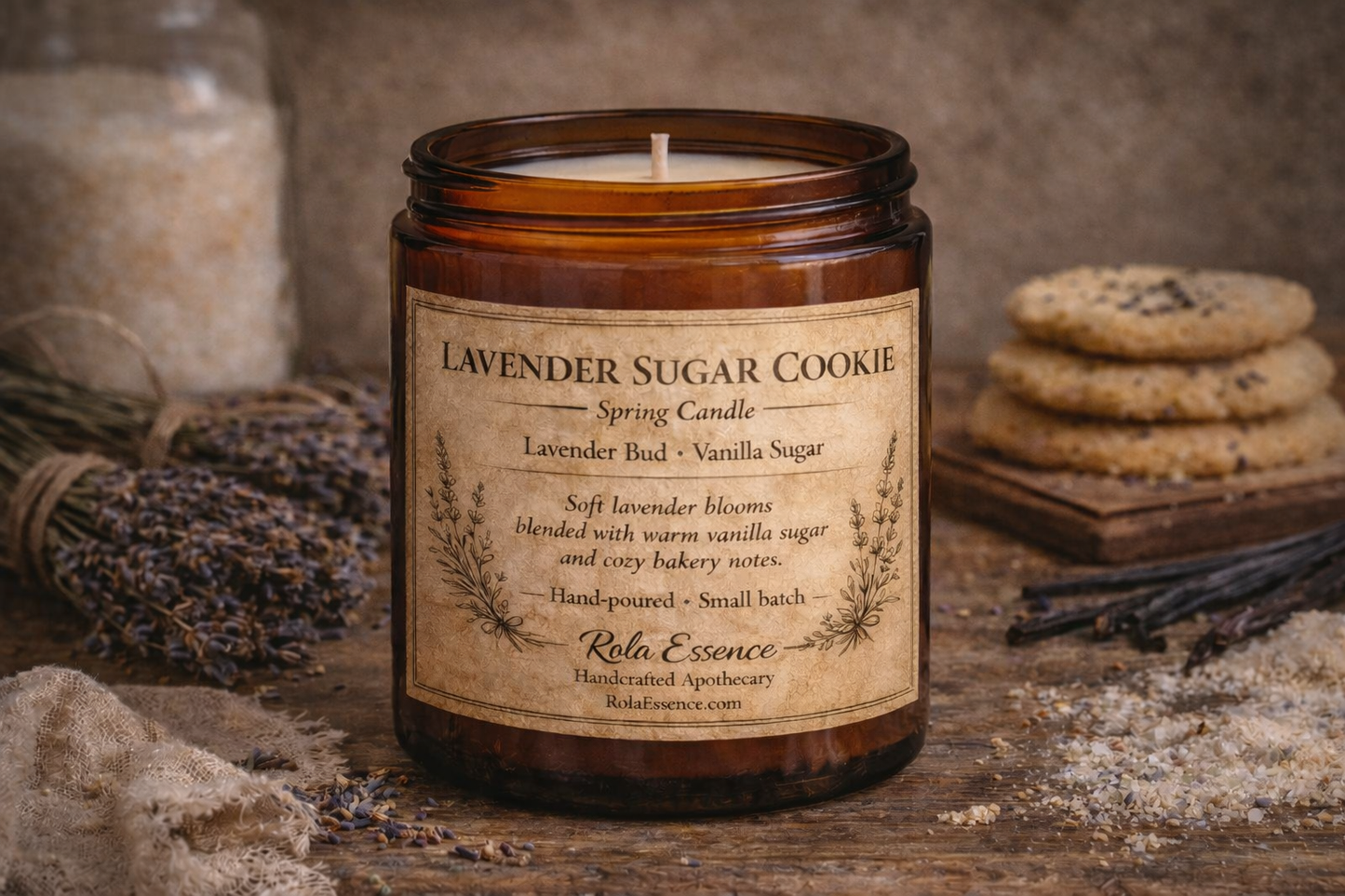Lavender Sugar Cookie – Spring Candle