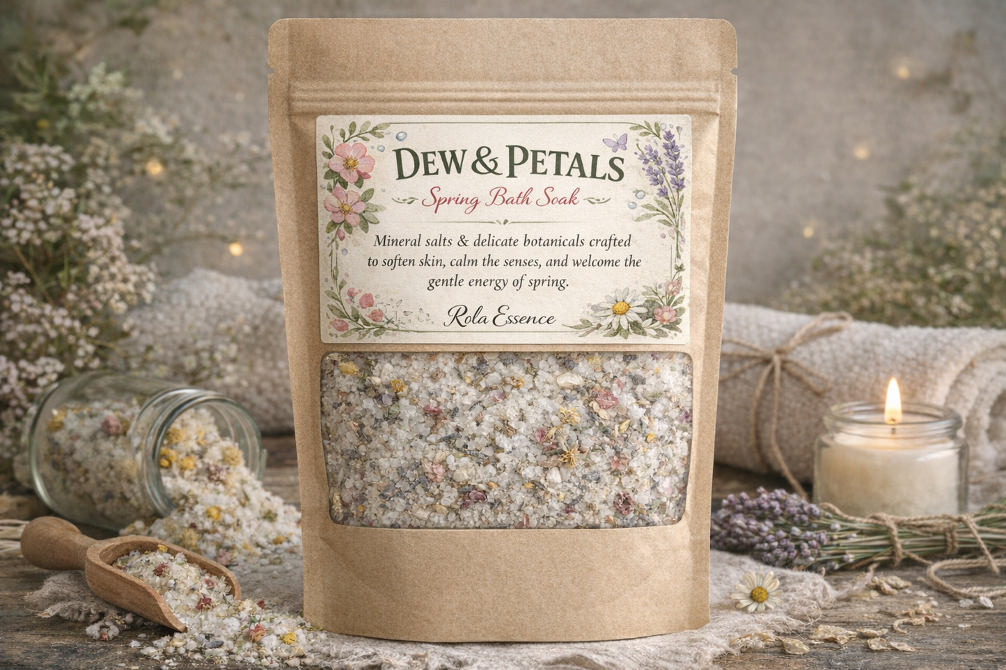 Dew & Petals — Spring Bath Soak