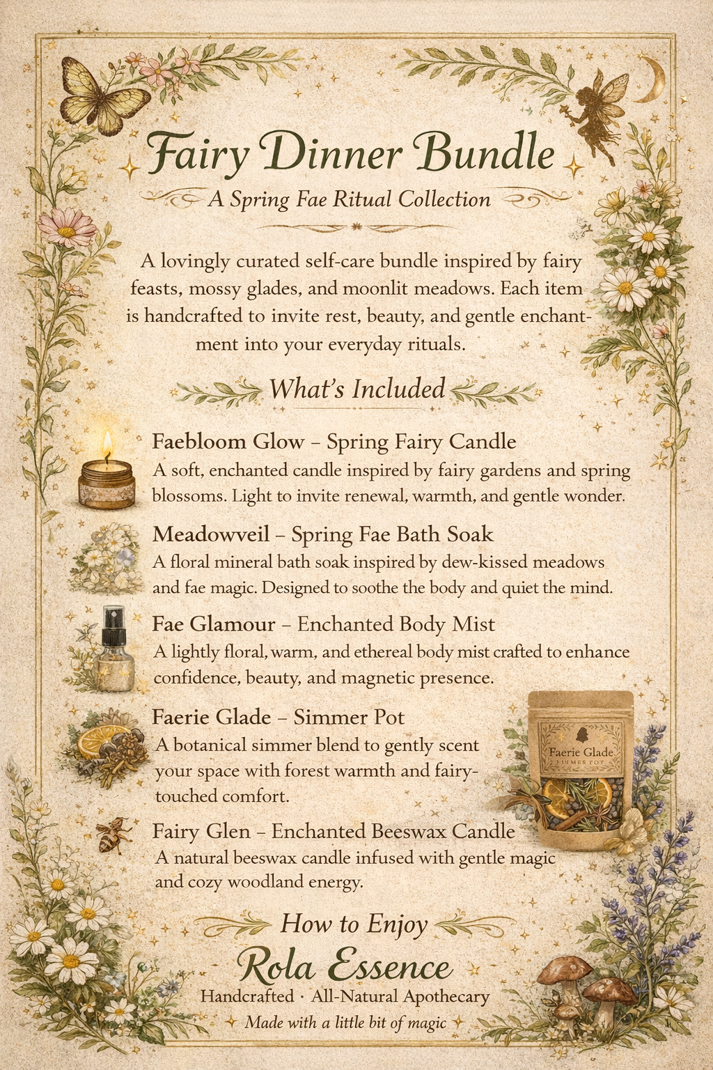 Fairy Dinner Product Bundle