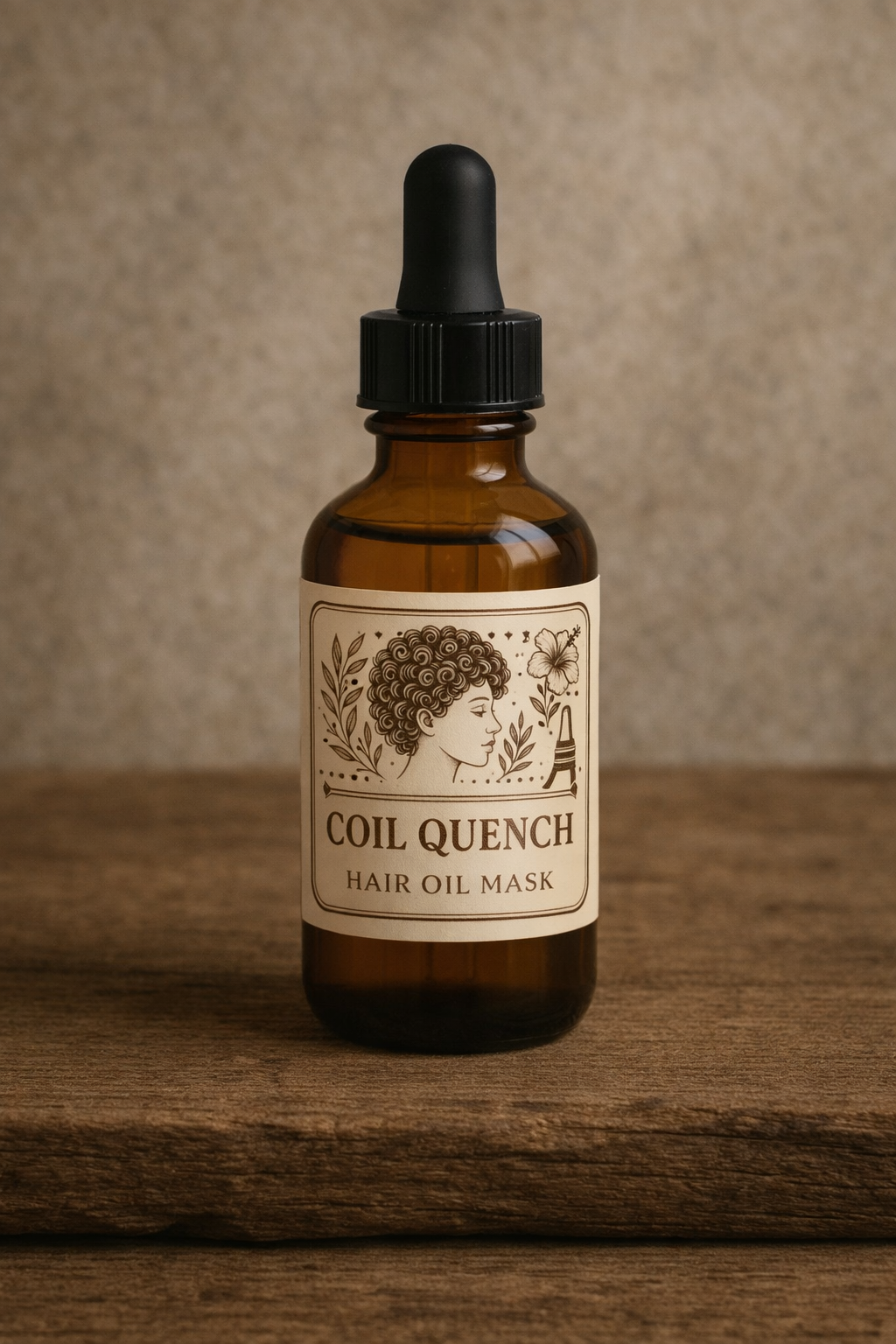 Coil Quench Hair Oil Mask - Nourishing, Strengthening, Softening