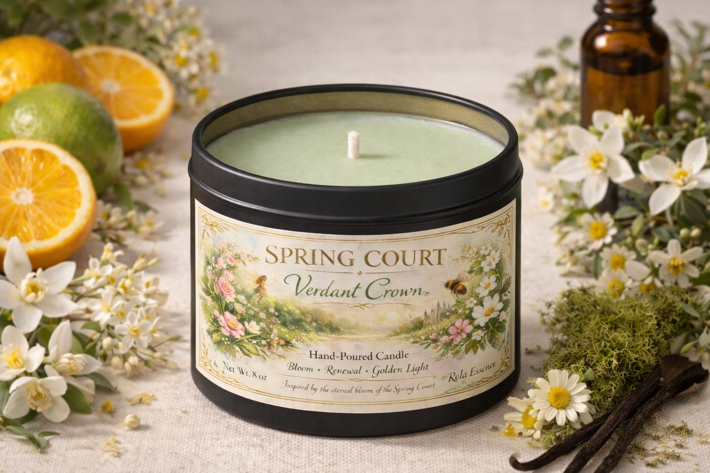 Spring Court – Verdant Crown Candle