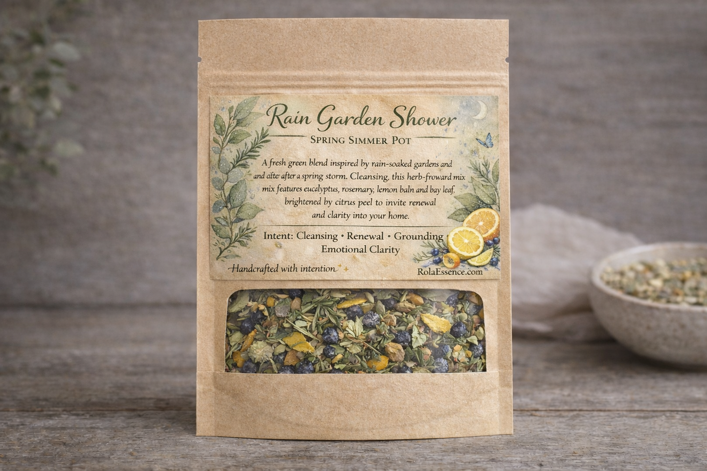 Rain Garden Shower Simmer Pot
