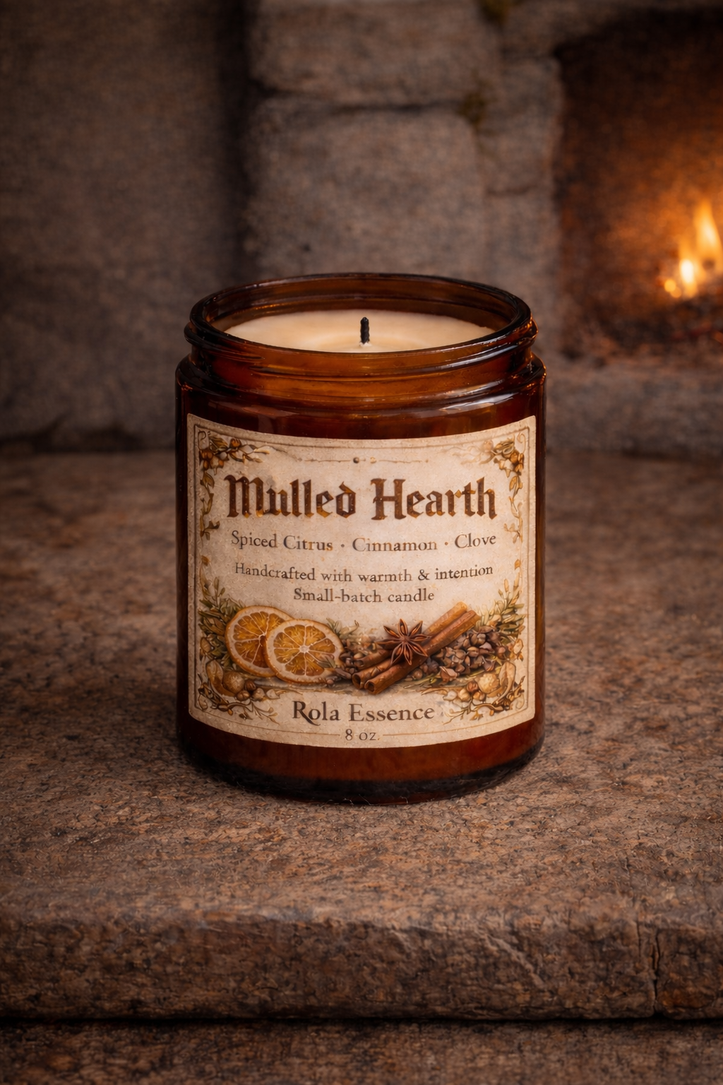 Mulled Hearth Candle