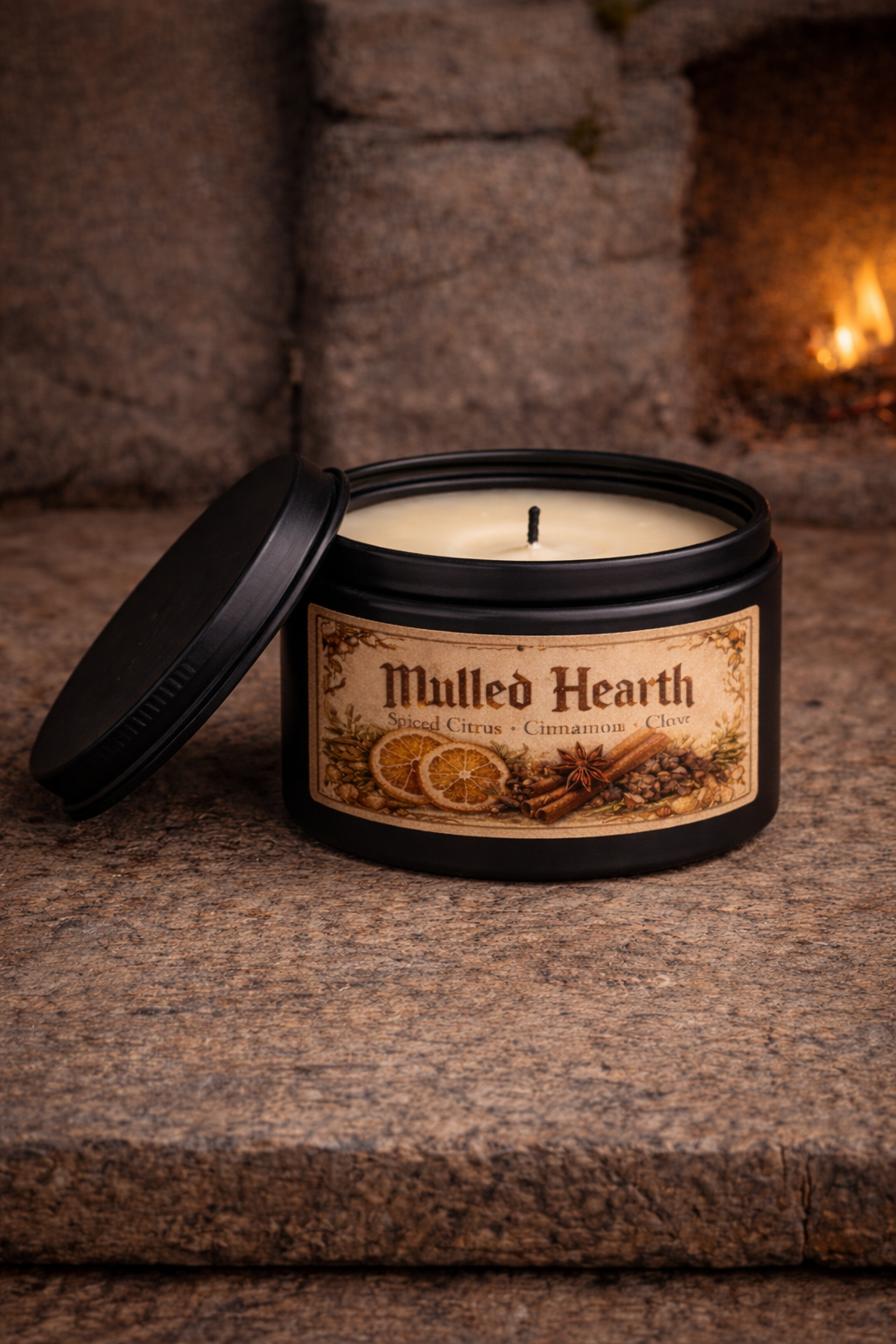 Mulled Hearth Candle