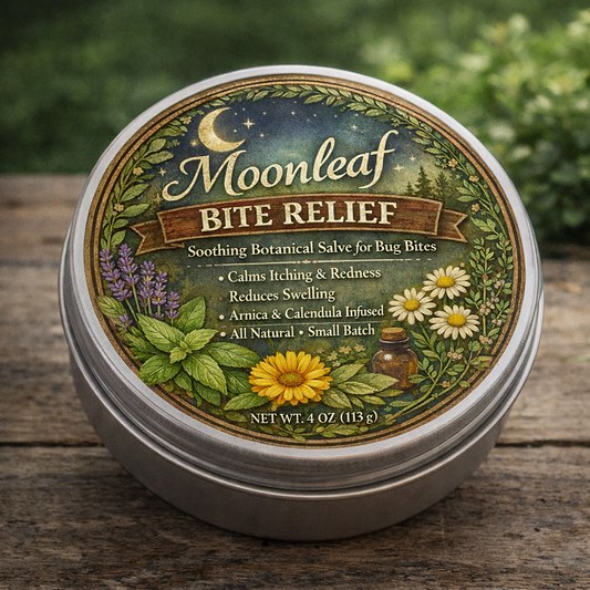 Moonleaf Bite Relief Salve - Itch Relief, Irritation Reducing, inflammation Soothing