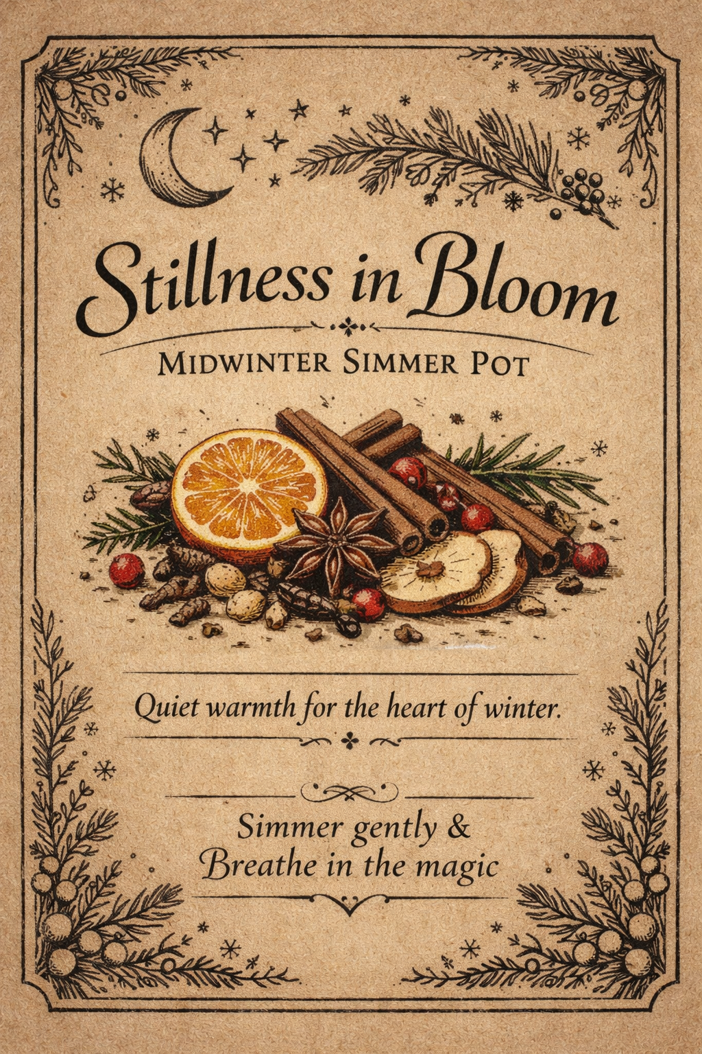 Stillness in Bloom Simmer Pot