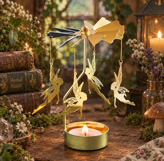 Spinning Tealight Carousel Candle Holder