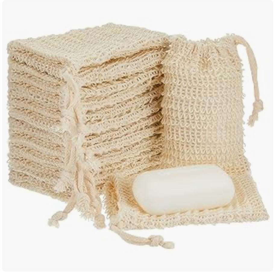 Drawstring Exfoliating Pouch